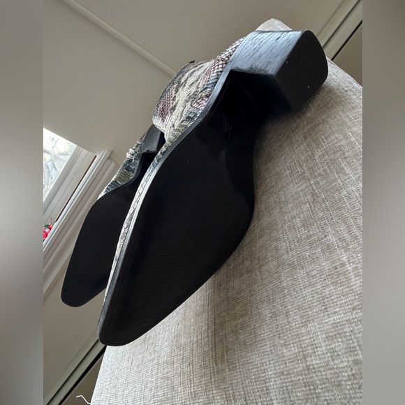 Zara Multicolor Snakeskin Ankle Boots - Picture 3 of 5